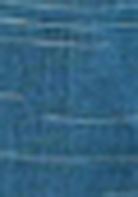 Blue Solid Cotton Saree Set