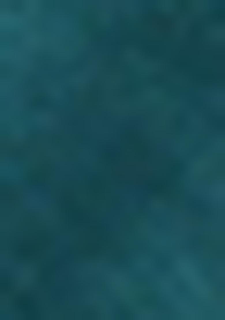 Teal Green Solid Cotton Saree Set