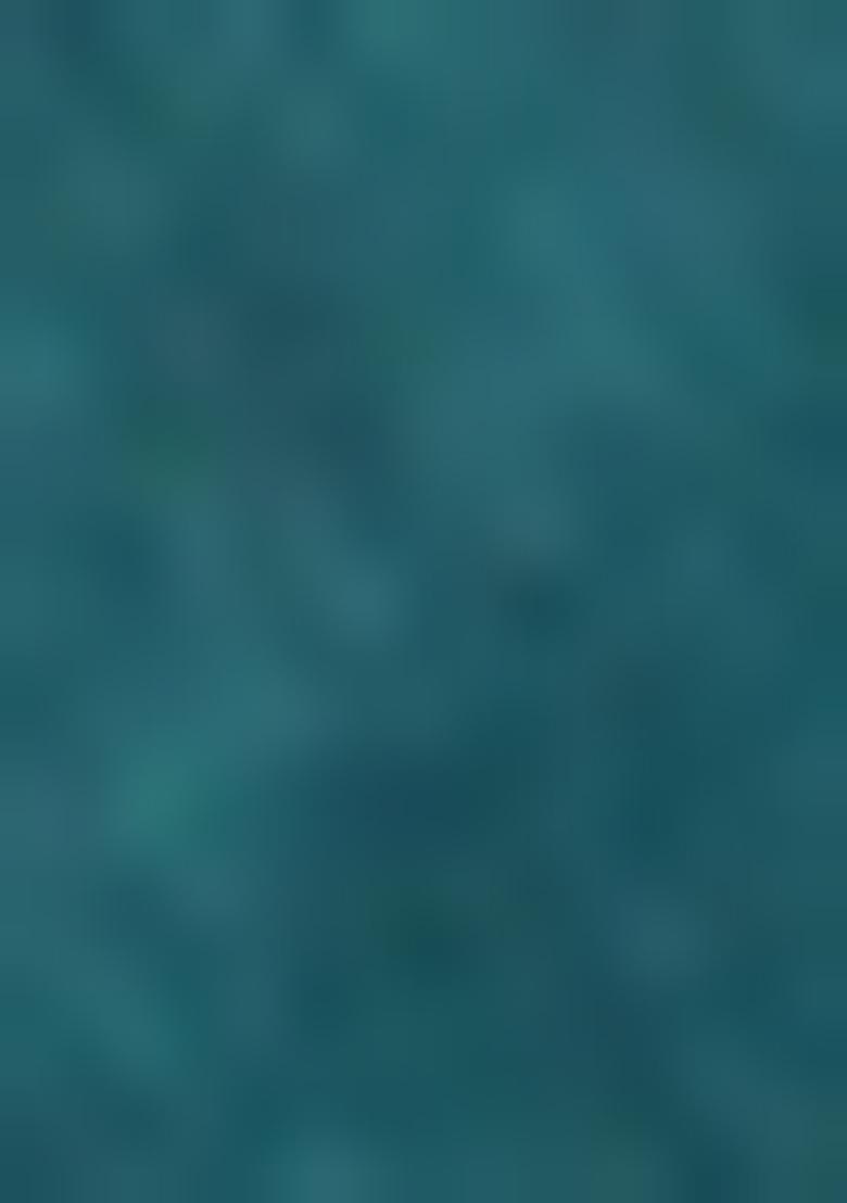 Teal Blue Solid Cotton Saree Set