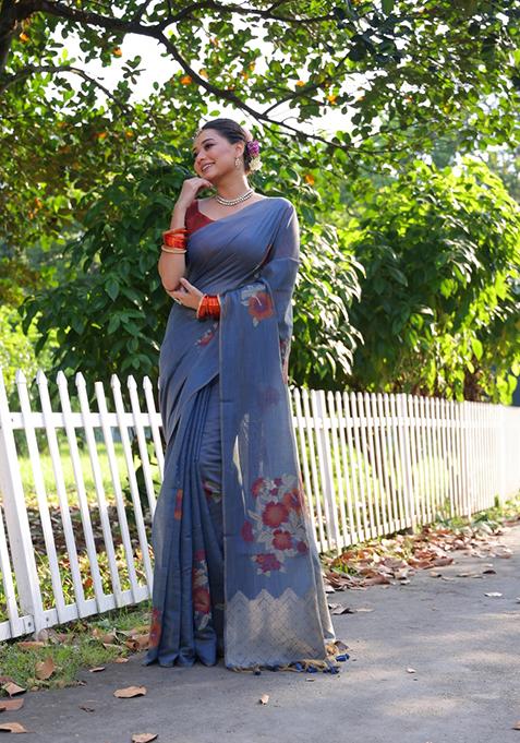 BLUEBELL SAREE SET main image 1