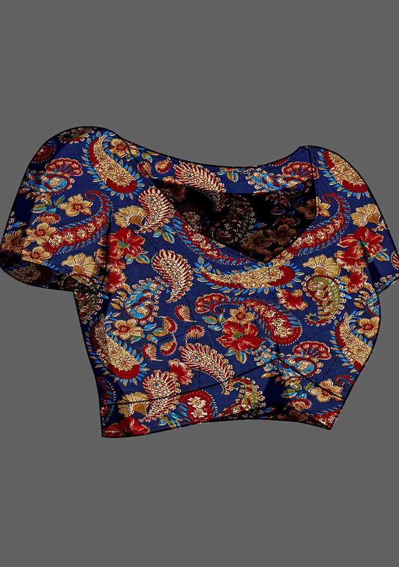 Yellow Zari Georgette Saree Set