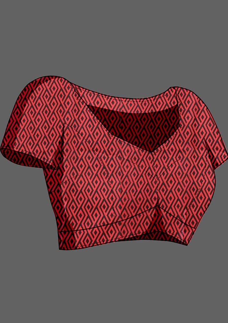 White Embroidered Cotton Saree Set