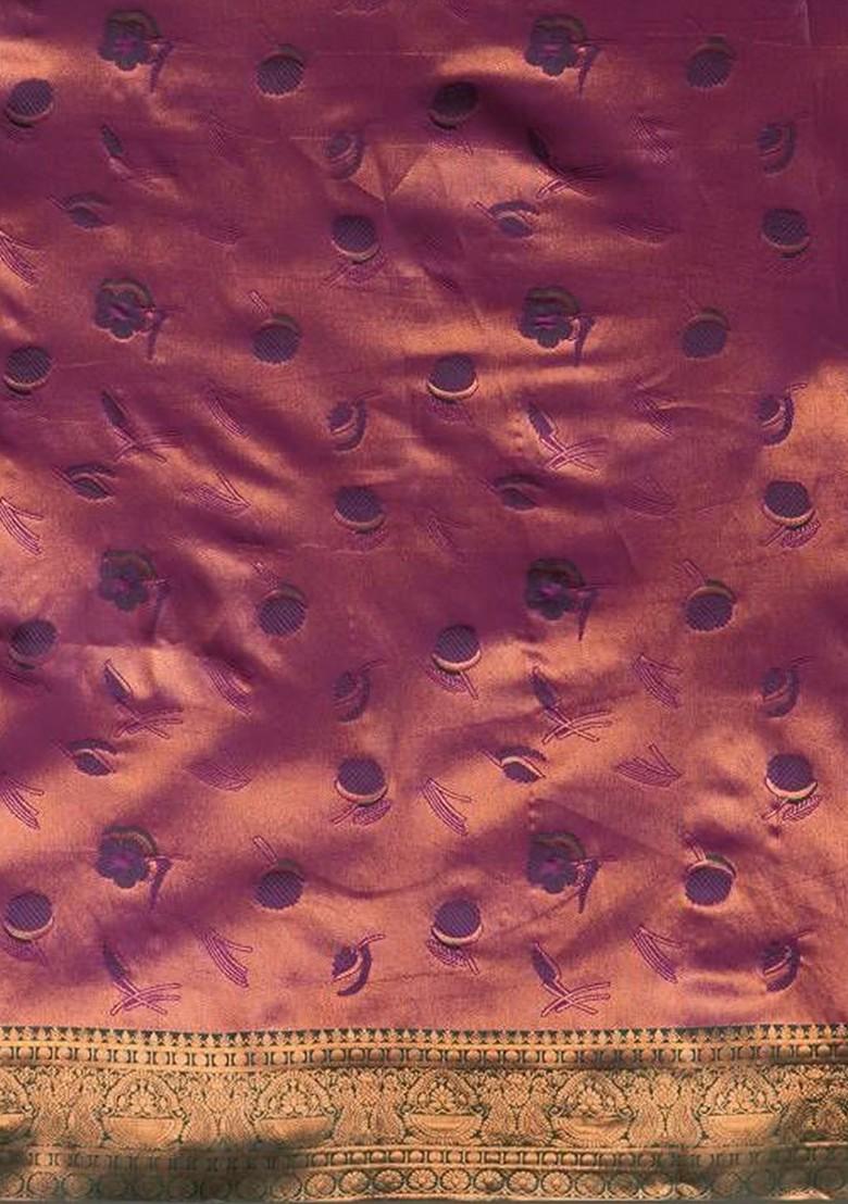 Red Zari Banarasi Saree Set