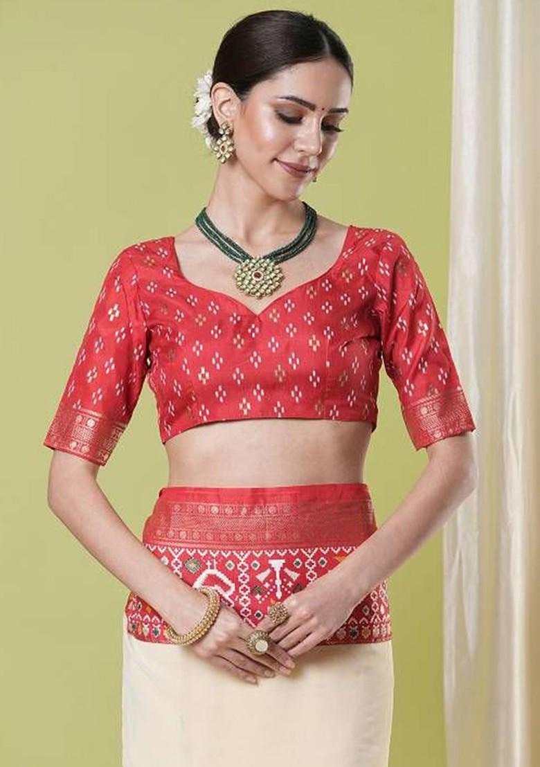 Yellow Embroidered Georgette Saree Set