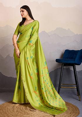 Wine Woven Design Mysore Borcade Silk Saree Set With Blouse