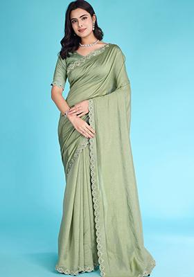 Pink Zari Pure Dola Silk Saree Set With Blouse