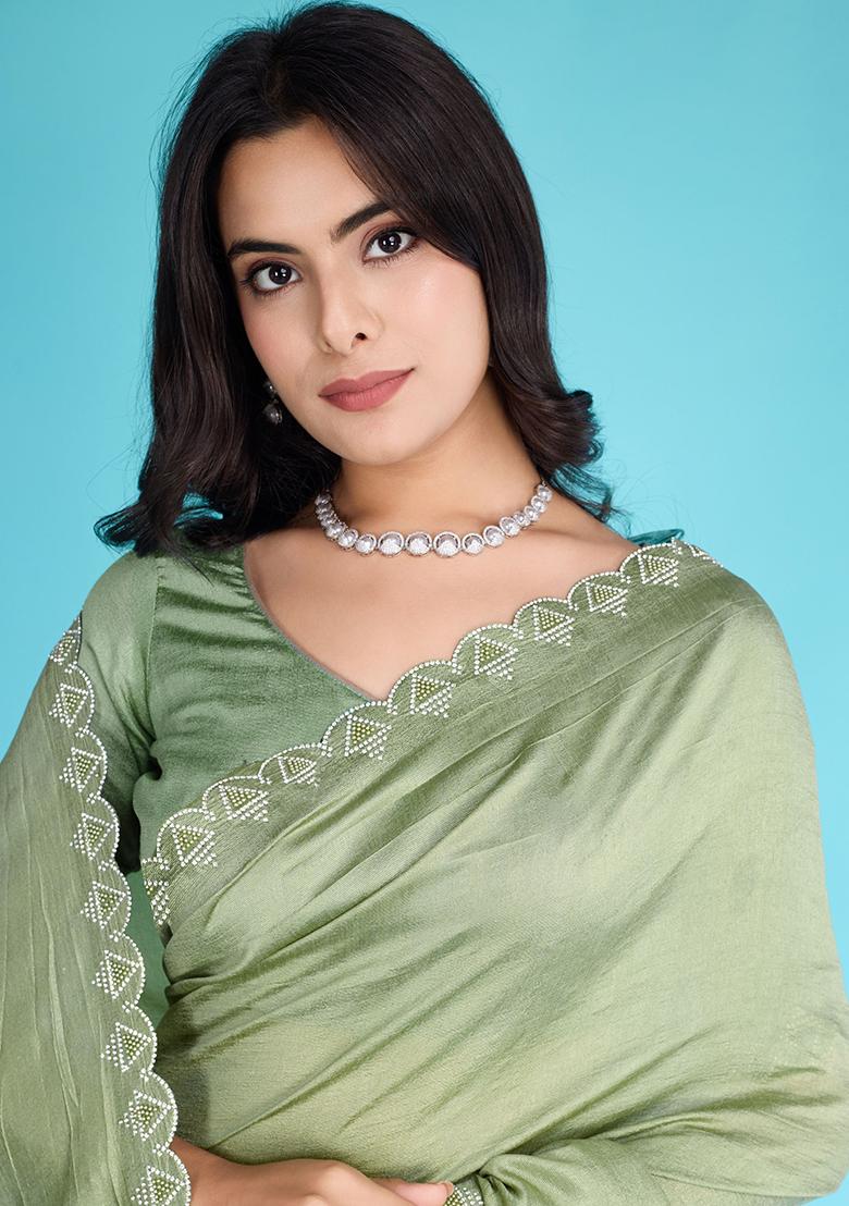 Pink Zari Pure Dola Silk Saree Set With Blouse