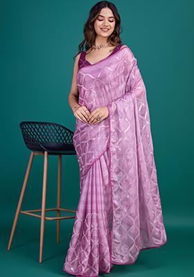 Yellow Zari Pure Dola Silk Saree Set With Blouse