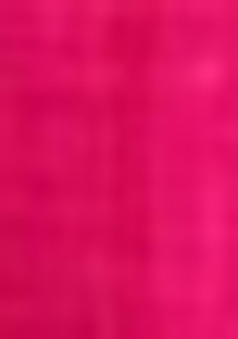 Pink Printed Linen Saree Set