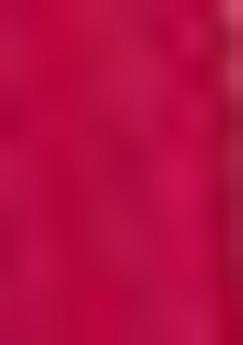 Red Machine Embroidered Lichi Silk Saree Set