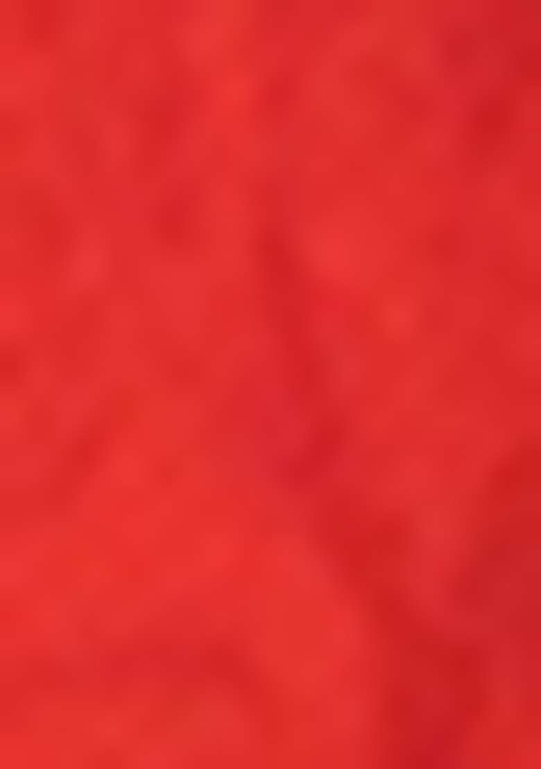 Red Printed Georgette Saree Set - Indya
