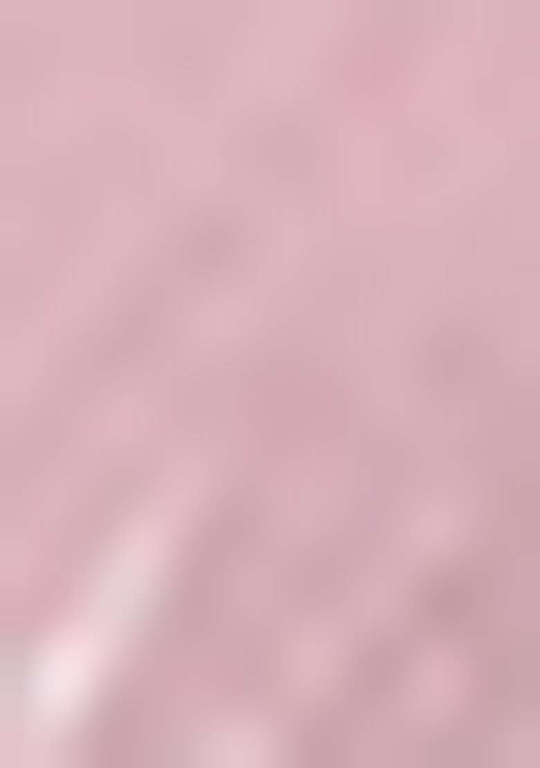 Baby Pink Sequin Embroidered Silk Blend Saree Set - Indya