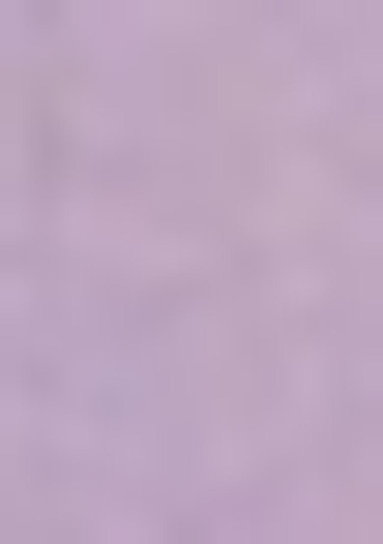 Lavender Resham Work Cotton Blend Saree Set