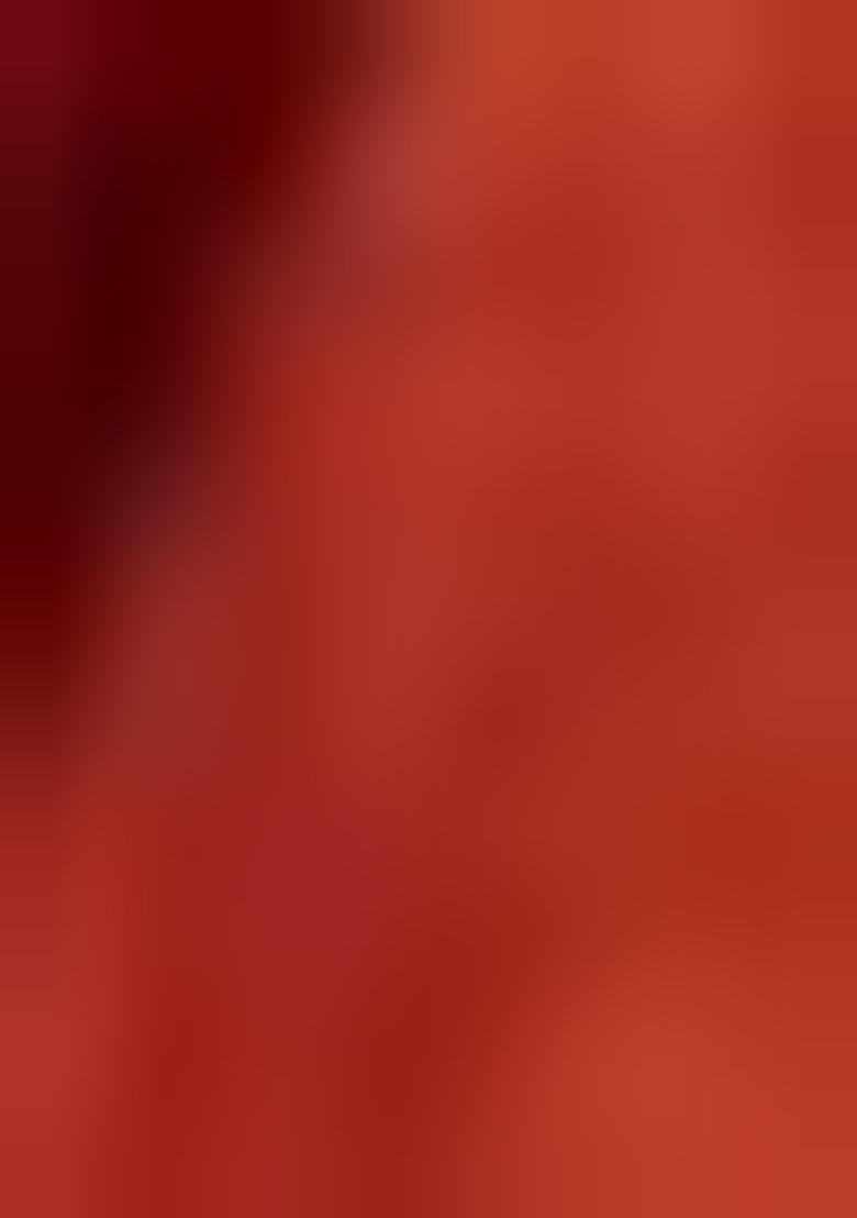 Orange Abstract Print Silk Blend Saree Set