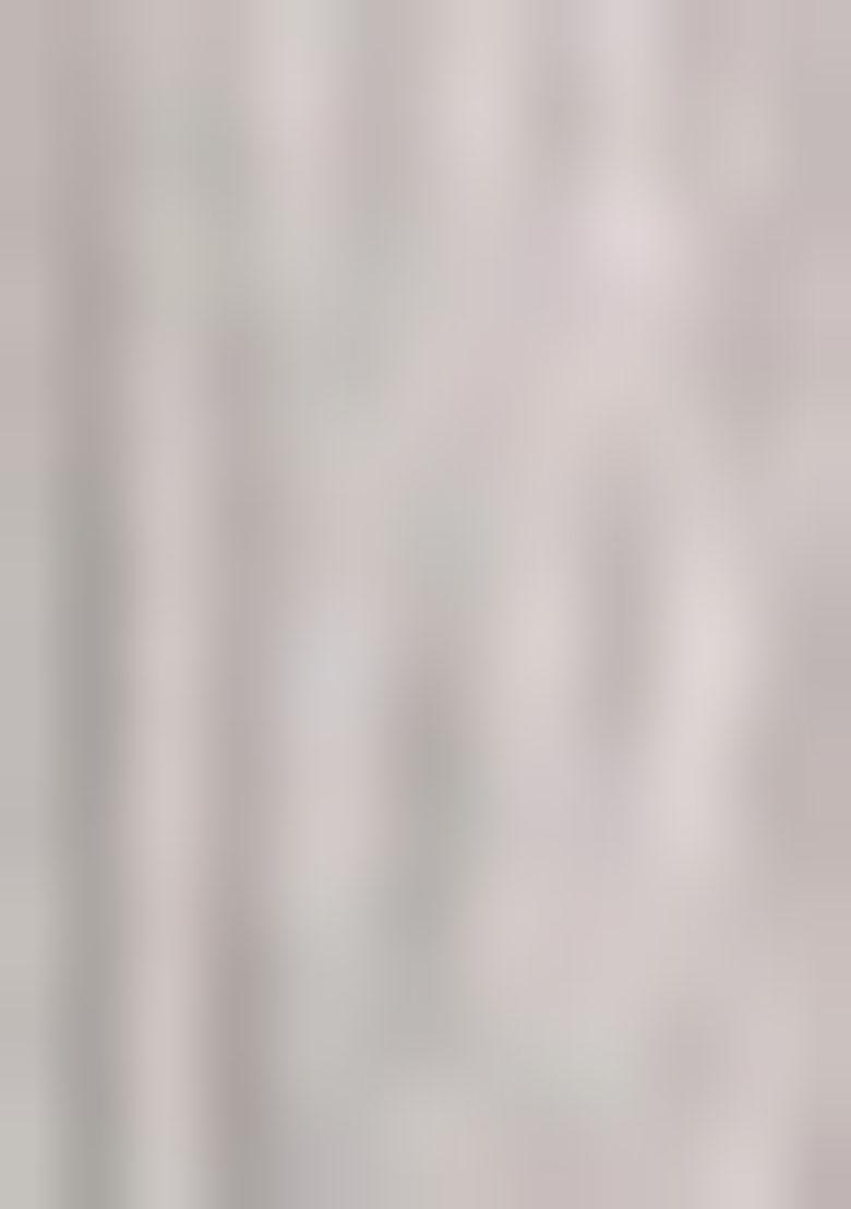 Grey Solid Polyester Saree Set With Blouse