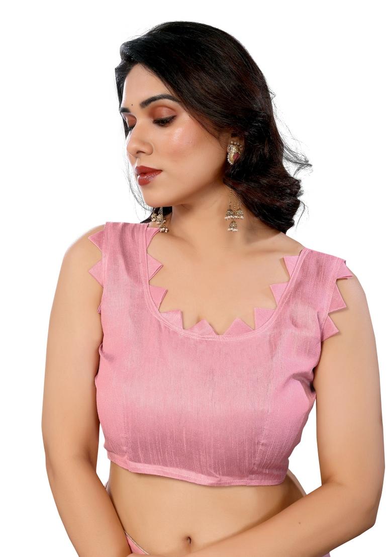 Multi Mukesh Work Georgette Saree Set With Blouse