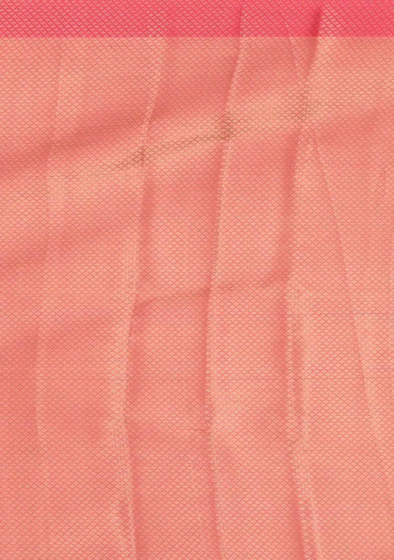 Multi Color Embroidererd Banarsi Silk Saree Set