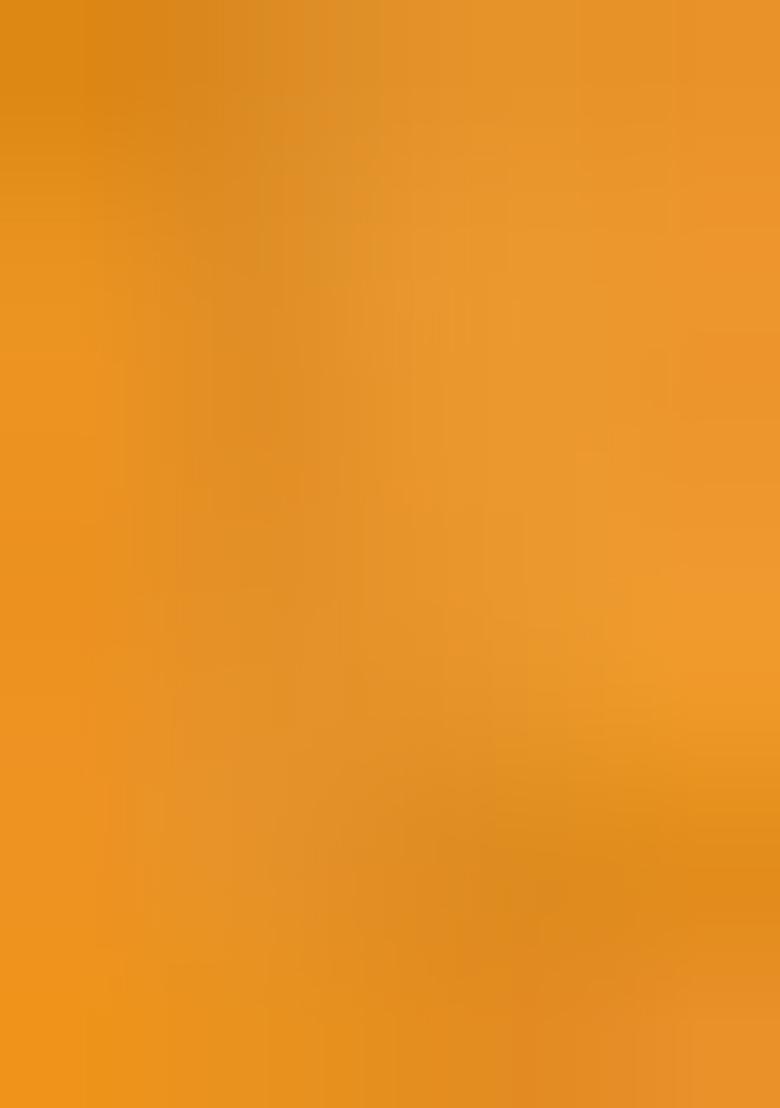 Orange Solid Silk Blend Saree Set