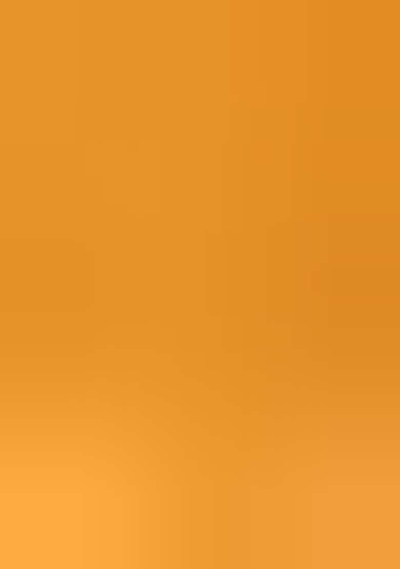 Orange Solid Silk Blend Saree Set