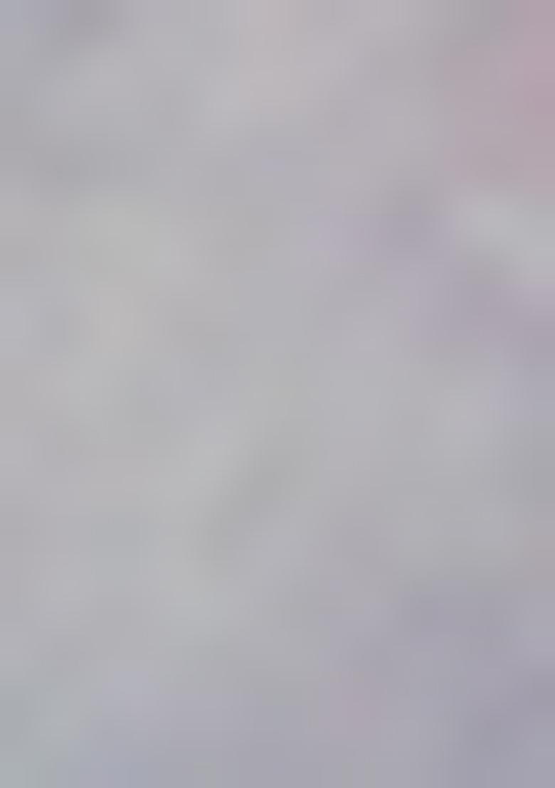 Blue Digital Print Chinon Saree Set