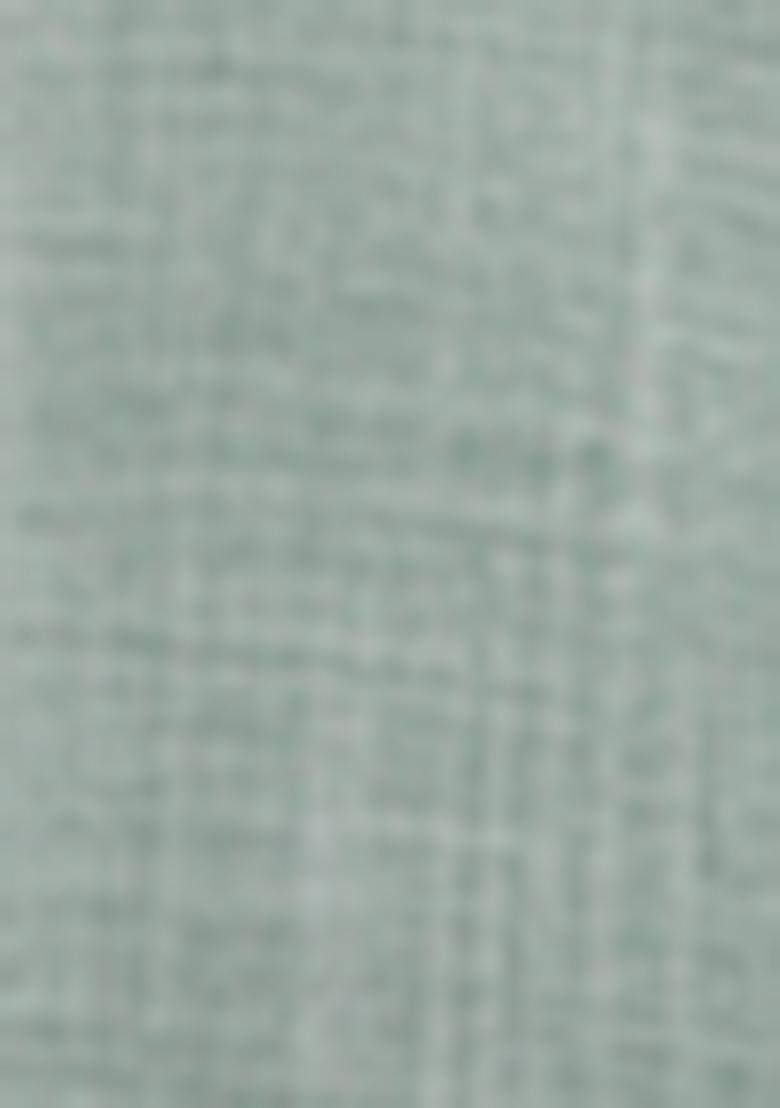 White Wevon Designer Linen Cotton Saree Set