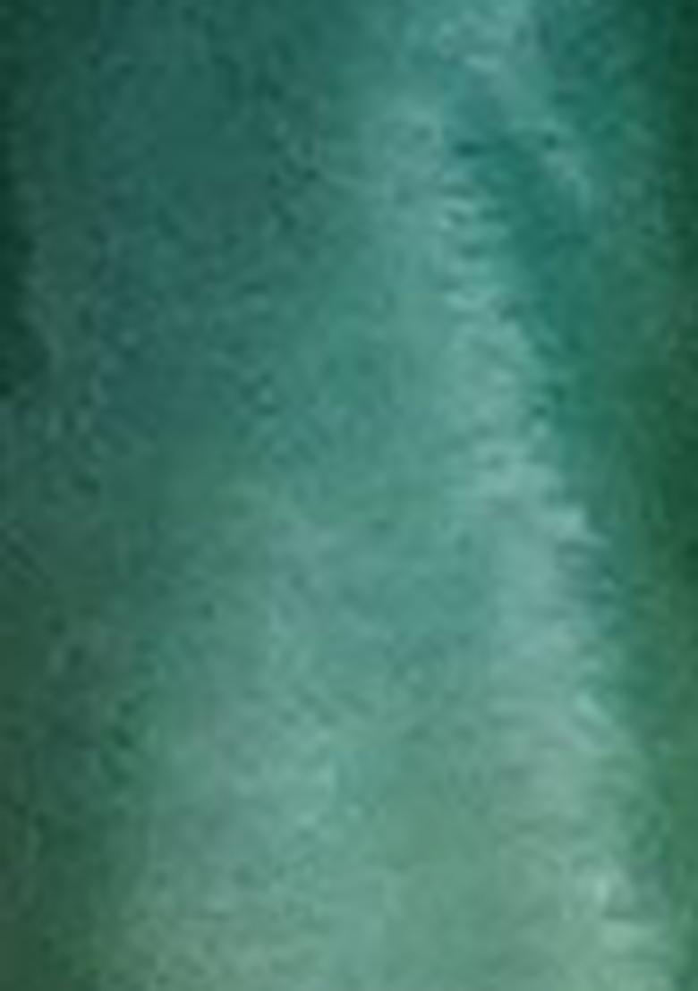 Aqua Green Pedding Color Solid Chinon Pre Stitched Saree