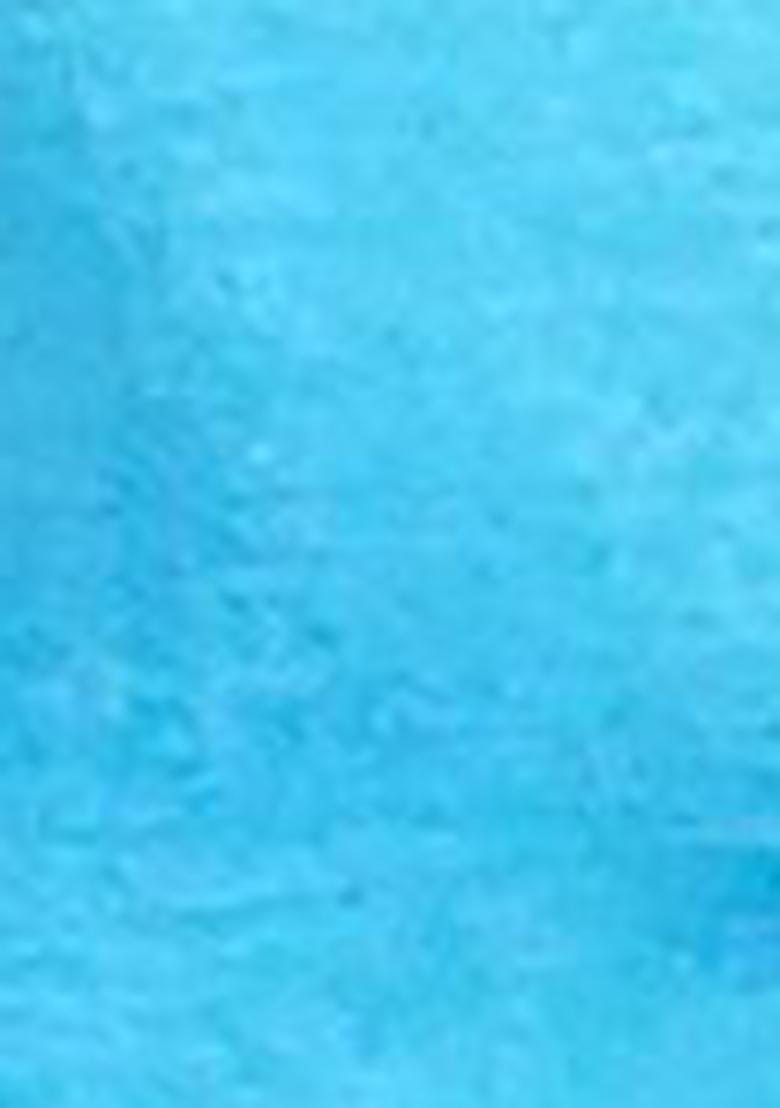 Blue Pedding Color Solid Chinon Pre Stitched Saree