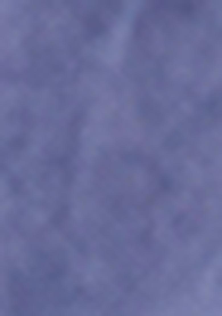 Grey Batik Print Cotton Saree Set With Belt