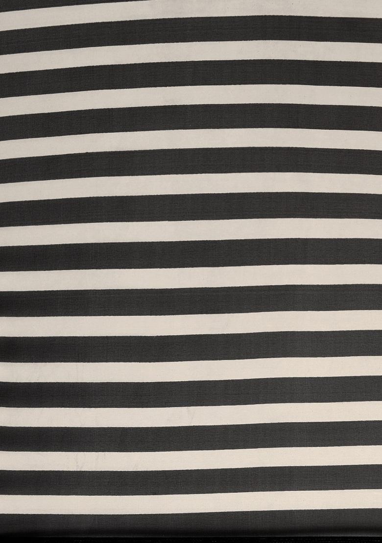 Black Digital Print Georgette Saree Set