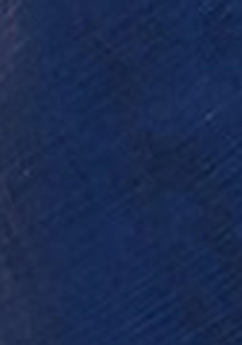 Blue Embroidered Chiffon Saree Set