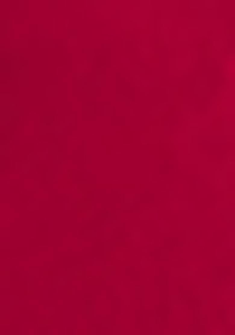 Red Woven Silk Blend Saree Set