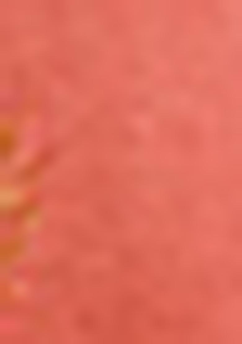 Peach Woven Silk Blend Saree Set