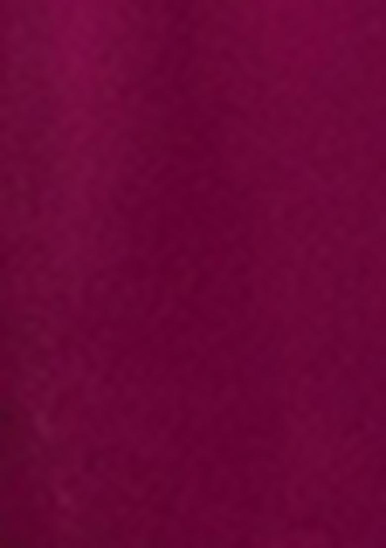 Maroon Embroidered Chiffon Saree Set