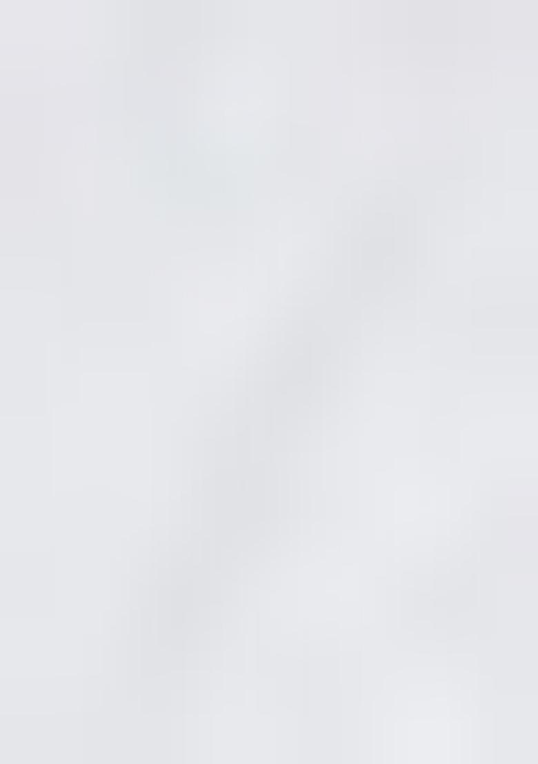 White Printed Chinon Saree Set