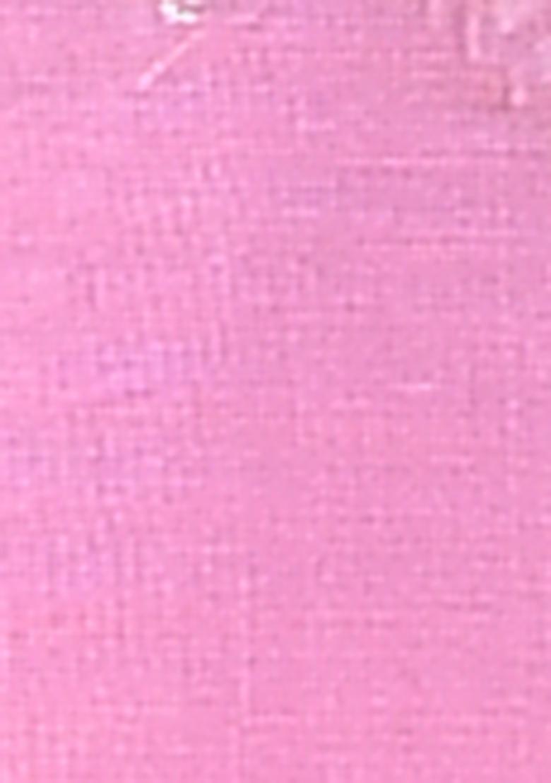 Pink Handloom Pure Cotton Saree Set