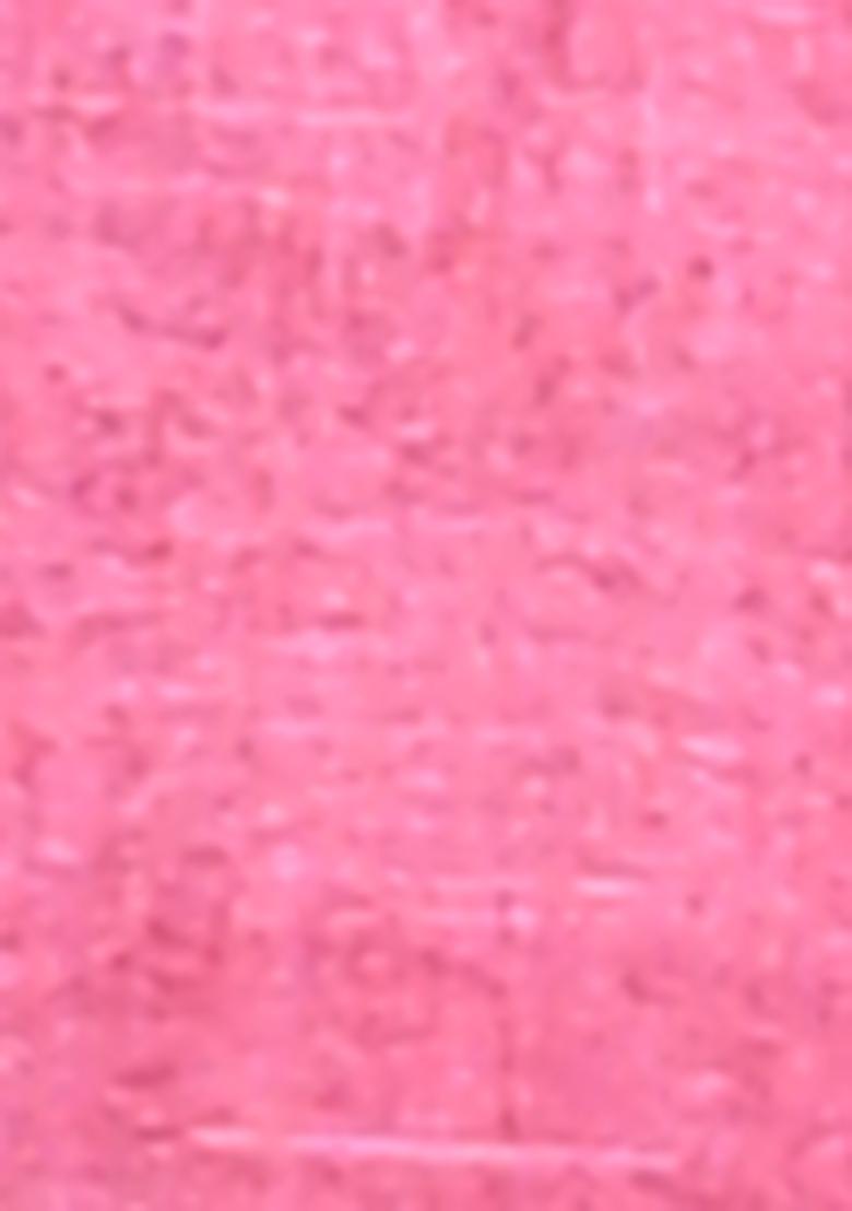 Pink Handloom Pure Tussar Silk Saree Set