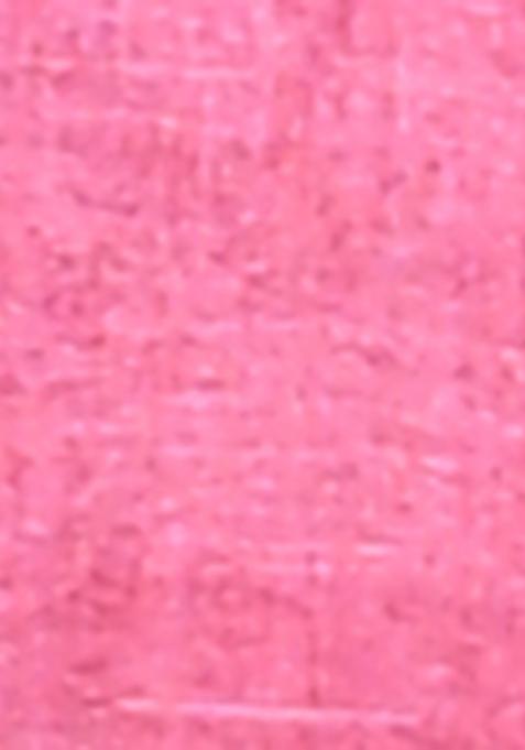 Pink Handloom Pure Tussar Silk Saree Set