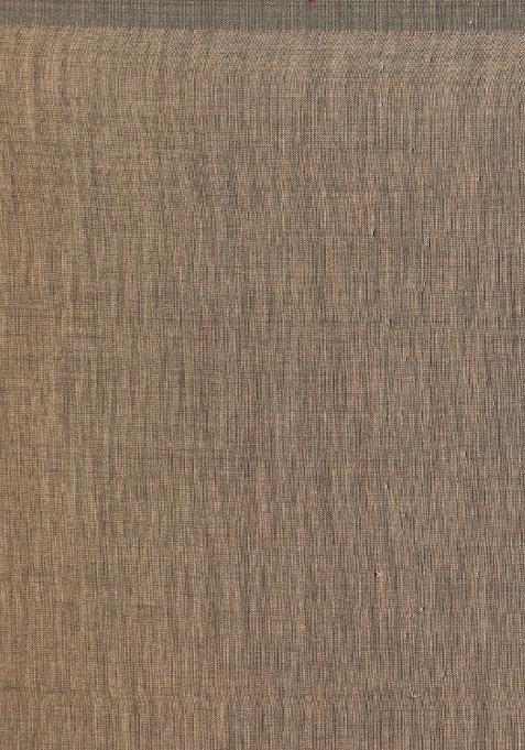 Blue Solid Cotton Saree Set