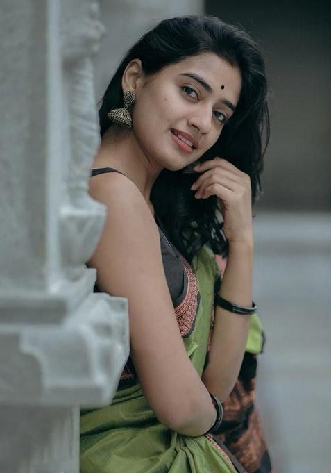 Light Green Printed Silk Saree