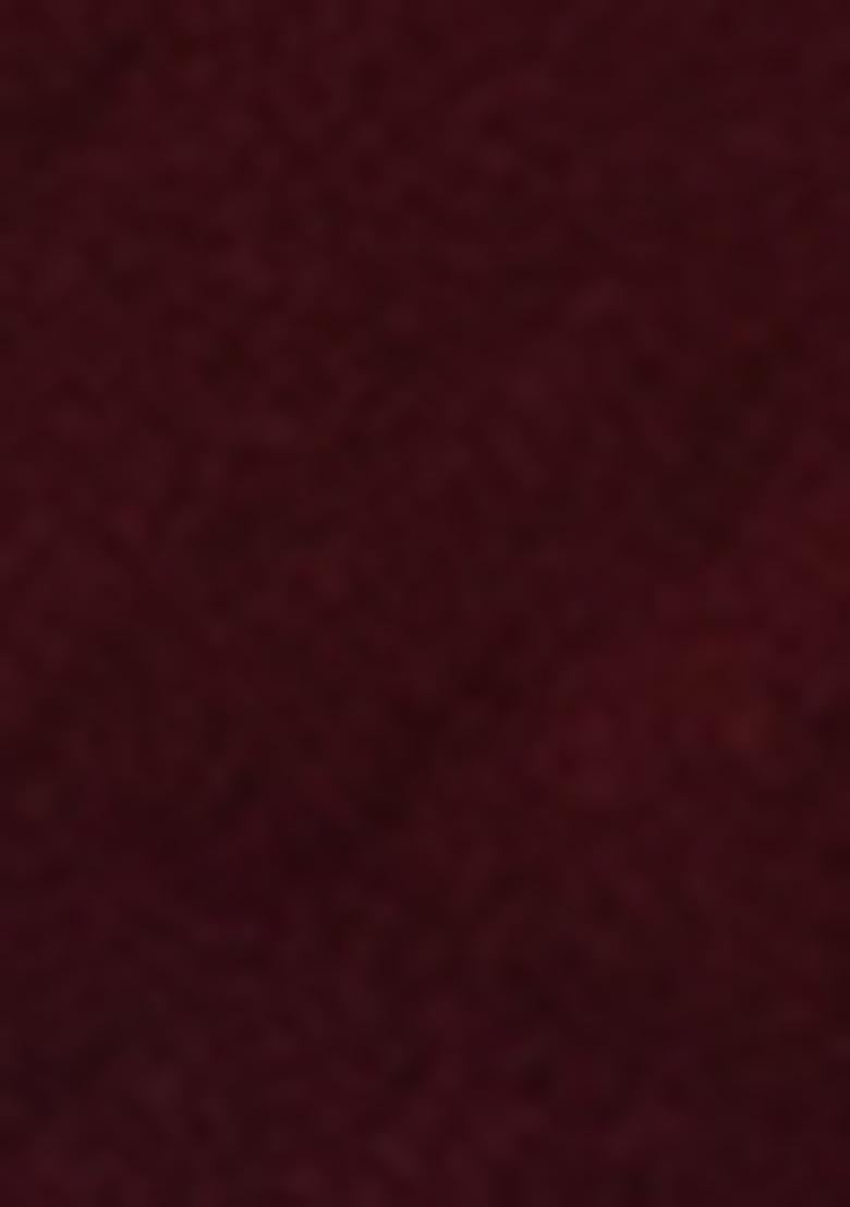 Maroon Embrodery Work Silk Saree Set