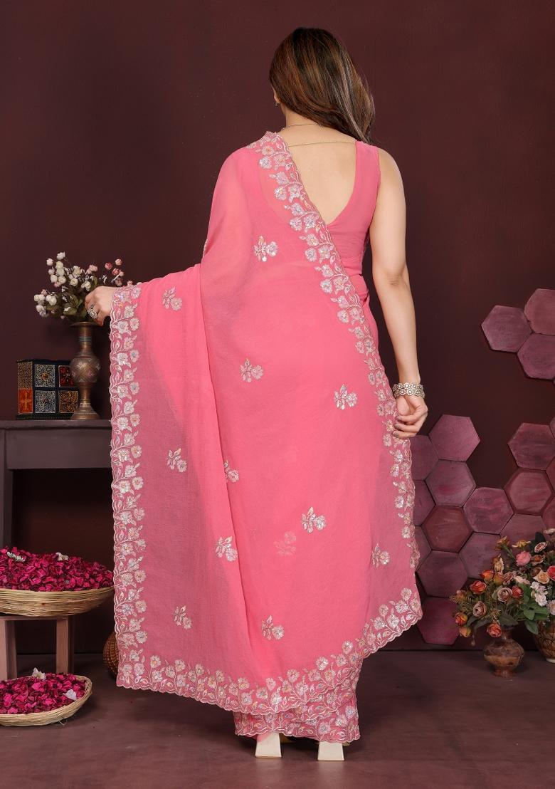 Gajri Printed Blended Saree Collection