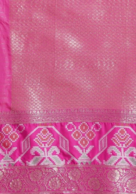 Green Woven Design Banarasi Silk Saree