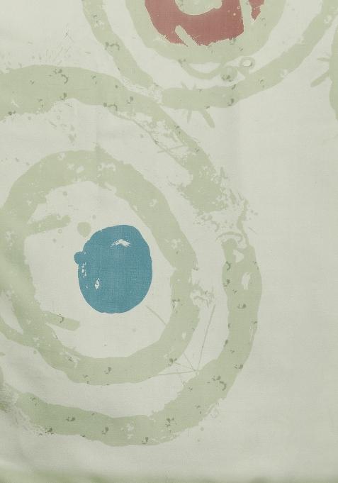 Green Printed Silk Blend Saree