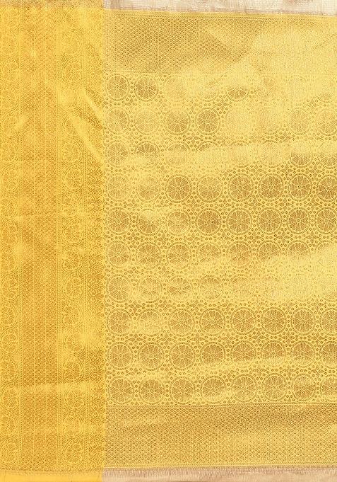 Pink Woven Design Tissue Silk Saree