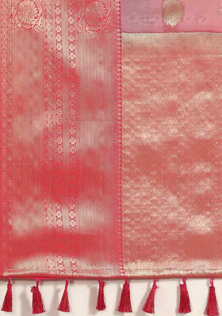 Green Printed Chanderi Art Silk Saree