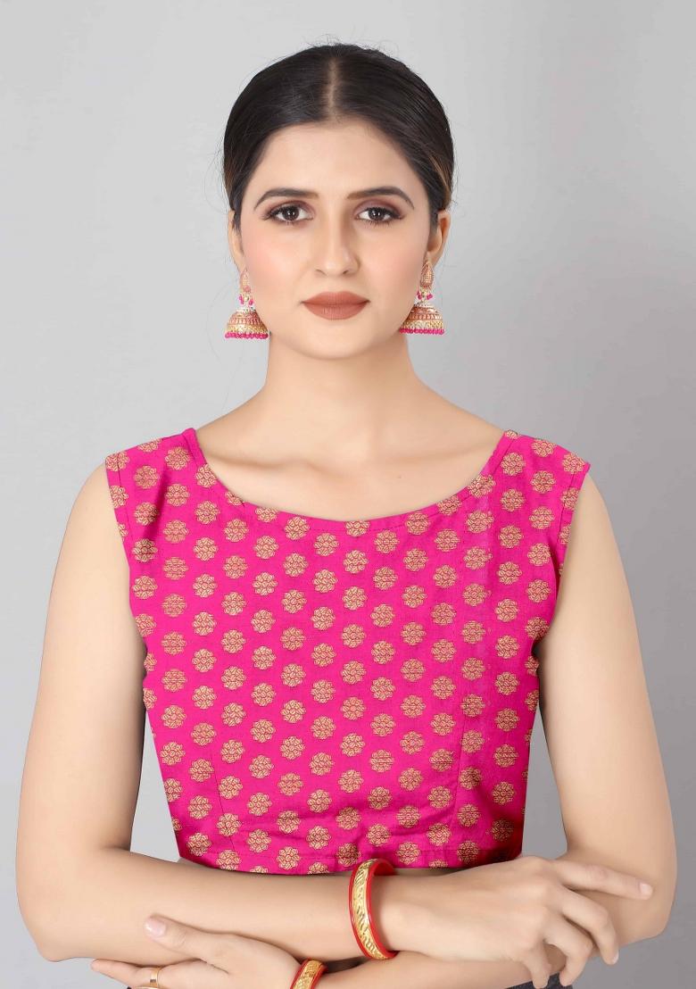 Black Woven Design Silk Blend Saree