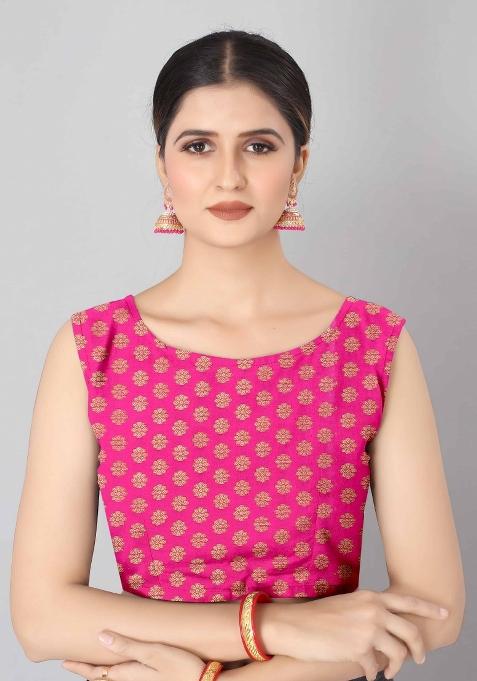 Black Woven Design Silk Blend Saree