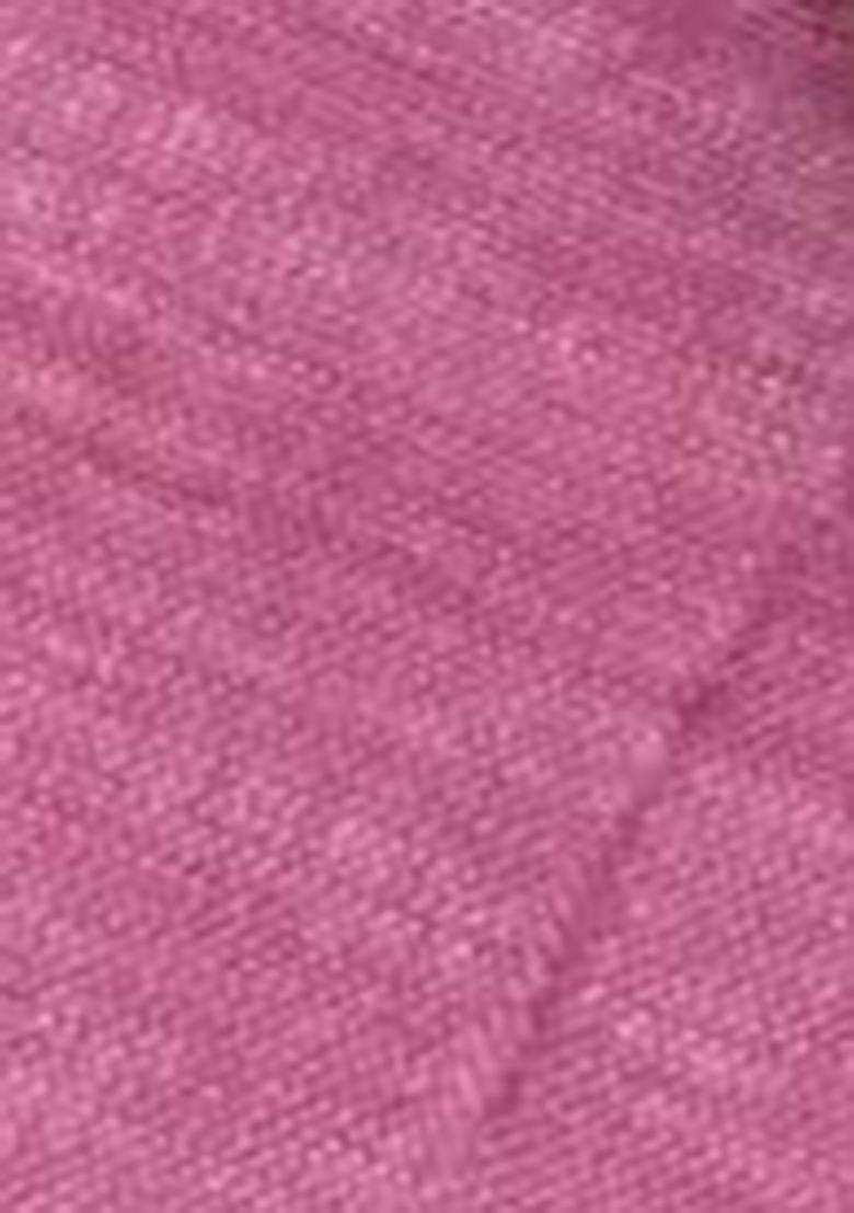 Pink Handloom Khadi Cotton Silk Saree Set