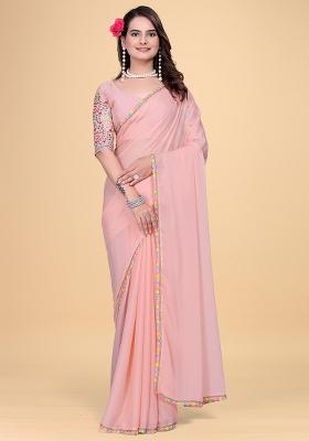 Fanta Embroidered Georgette Saree Set