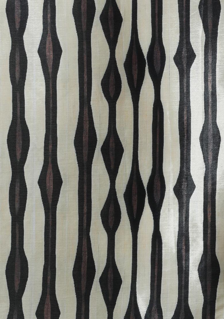 Multi Printed Chinon Saree Set